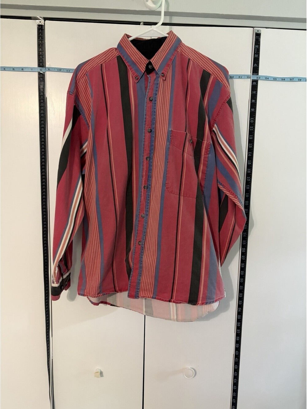 Vintage 90s Sierra Pacific Striped Button Down Shirt M NEVER WORN 100% Cotton